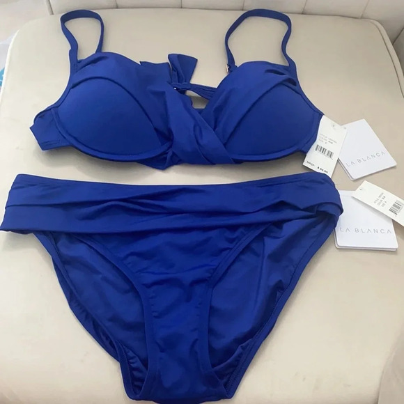 La Blanca Island Goddess Bikini Set Size 8 - Picture 7 of 12